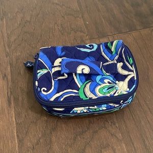 Vera Bradley Mediterranean Blue Travel Jewelry Holder